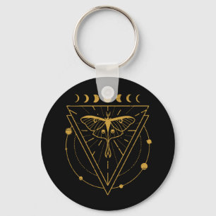 Luna Moth Mystical Design Sleutelhanger