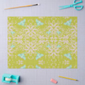 Luna Moth on Lime Tissuepapier (Craft)