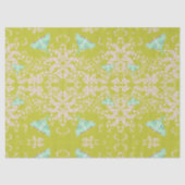 Luna Moth on Lime Tissuepapier (Voorkant)