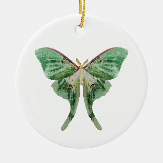 Luna Moth Ornament (Voorkant)