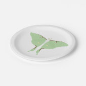 Luna Moth - Papieren Borden Papieren Bordje (Gekanteld)