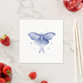 Luna Moth Party Napkins Servet (Insitu)