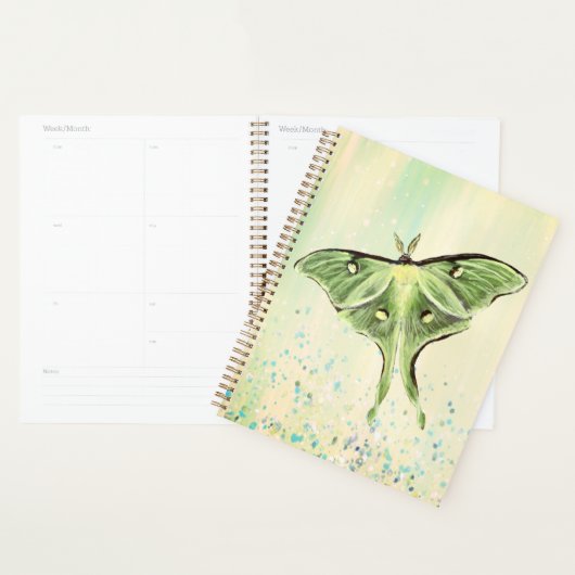 Luna Moth Planner (Display)