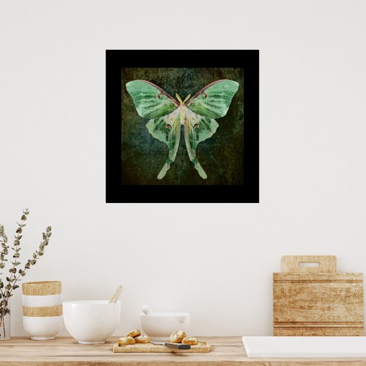 Luna Moth Print (Keuken)