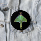 Luna Moth Ronde Button 4,0 Cm (In situ)