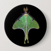 Luna Moth Ronde Button 4,0 Cm (Voorkant)