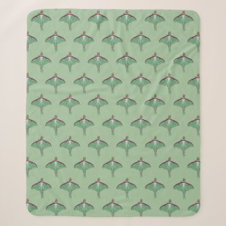Luna Moth Sherpa Deken