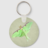 Luna Moth Sleutelhanger (Voorkant)