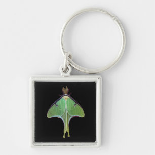 Luna Moth Sleutelhanger