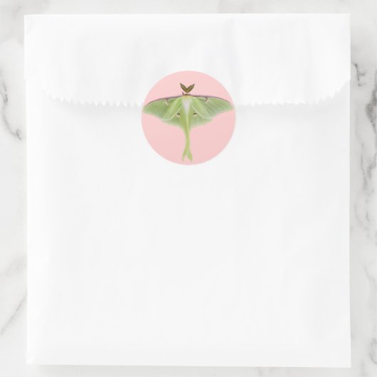 Luna Moth Stickers (Tas)
