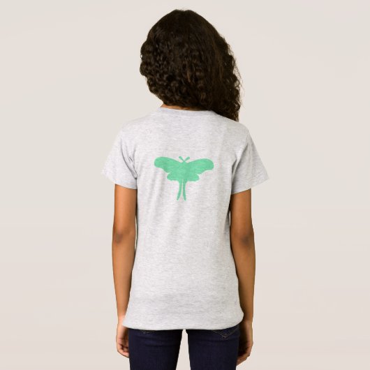 Luna Moth T-shirt (Achterkant volledig)