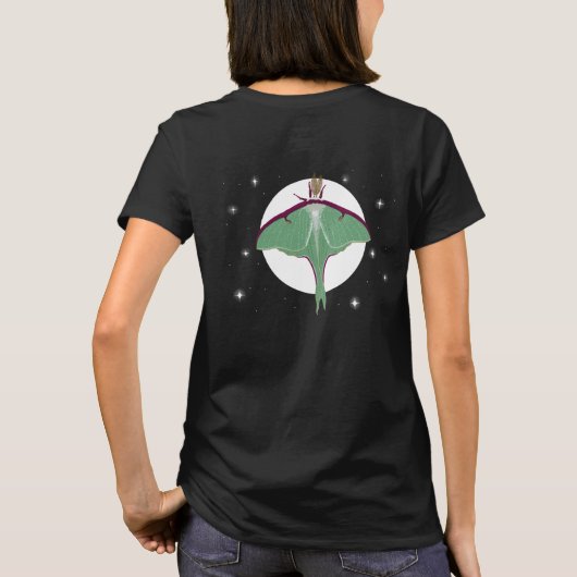 Luna Moth T-shirt (Achterkant)