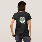 Luna Moth T-shirt (Achterkant volledig)