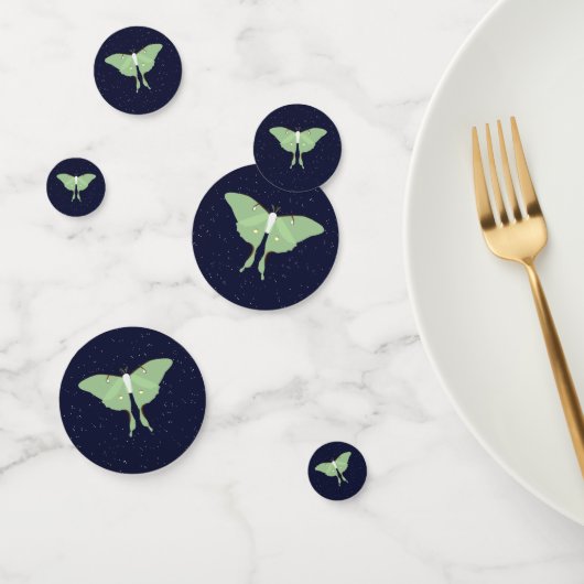 Luna Moth - Tafel Confetti (Groep)