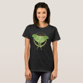 Luna Moth Therian Grunge Fairycore Esthetische Cot T-shirt (Voorkant volledig)