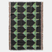 Luna Moth Throw Blanket Deken (Voorkant Verticaal)