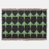 Luna Moth Throw Blanket Deken (Voorkant)