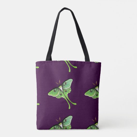 Luna Moth Tote Bag (Achterkant)