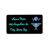 Luna Moth Triple Moon Etiket (Voorkant)