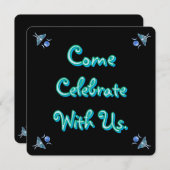 Luna Moth Triple Moon komt met ons vieren Kaart (Voorkant / Achterkant)