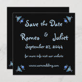 Luna Moth Triple Moon komt met ons vieren Save The Date (Voorkant / Achterkant)