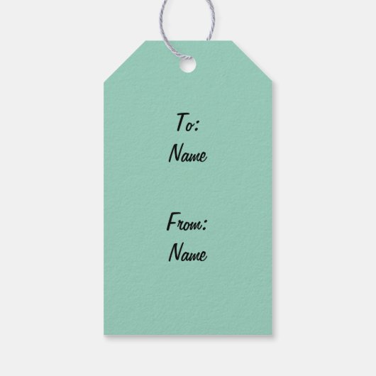 Luna Moth Triple Moon op zwart Cadeaulabel (Achterkant)