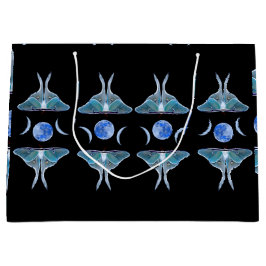 Luna Moth Triple Moon op zwart Groot Cadeauzakje