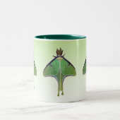 Luna Moth Tweekleurige Koffiemok (Center)