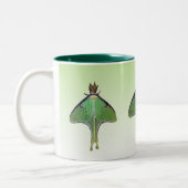 Luna Moth Tweekleurige Koffiemok (Links)
