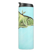 Luna Moth Waterfles Thermosbeker (Geroteerd rechts)