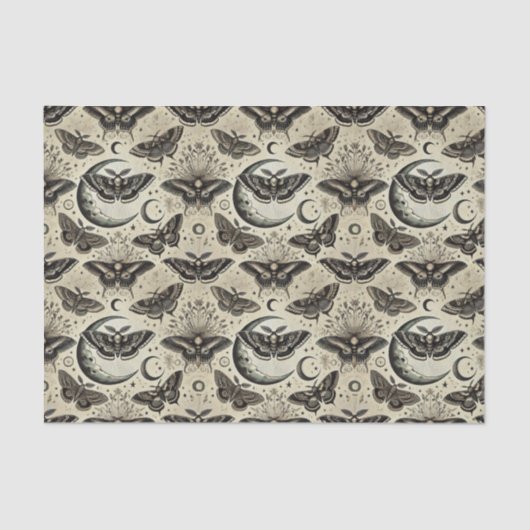 Luna Moth Weefselpapier | Elegante Natuur geïnspir Tissuepapier (Voorkant)