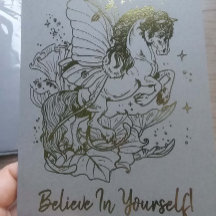 Luna moth winged Fairy Horse