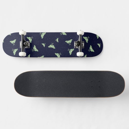 Luna Moths Skateboard (Horizontaal)