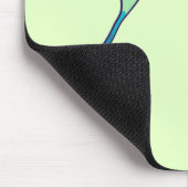 Luna-motvlinder insect groen naam muismat (Hoek)