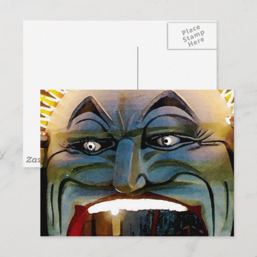 Luna Mouthful Briefkaart (Voorkant / Achterkant)