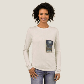 Luna Mystica: The Celestial Goddess Moon Tri-Blend Shirt