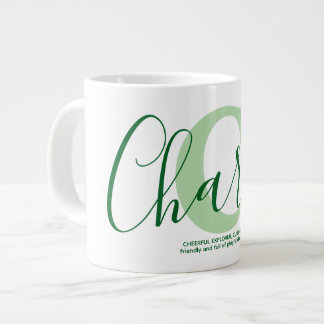 Luna naam betekenis monogram grote koffiekop