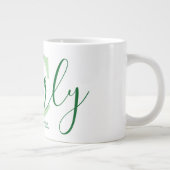 Luna naam betekenis monogram grote koffiekop (Rechts)