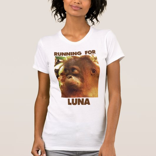 Luna - Orangutan Outreach T-shirt (Voorkant)