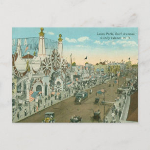Luna Park Surf Avenue Briefkaart