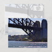 Luna Park Sydney Harbor Bridge Australië Briefkaar Briefkaart (Voorkant / Achterkant)