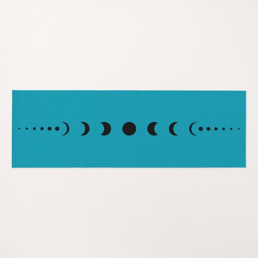 Luna phase Water Yogamat (Voorkant (horizontaal))