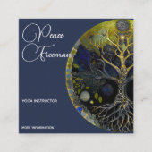 Luna Rising | Boom des Levens Vierkante Visitekaartje (Voorkant)