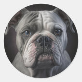 Luna Ronde Sticker (Voorkant)