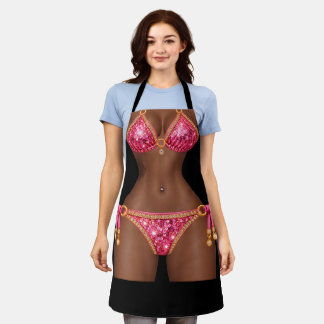 Luna Rose Royale Roze Pailletten Bikini Schort