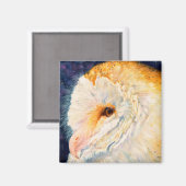 Luna - Schuur Uil Magneet (Voorkant / Achterkant)