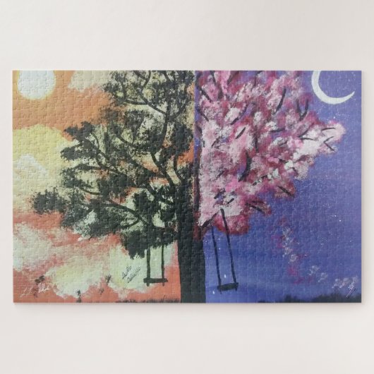 Luna & Sol met Logo Legpuzzel (Horizontaal)