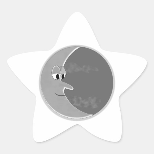Luna Ster Sticker (Voorkant)