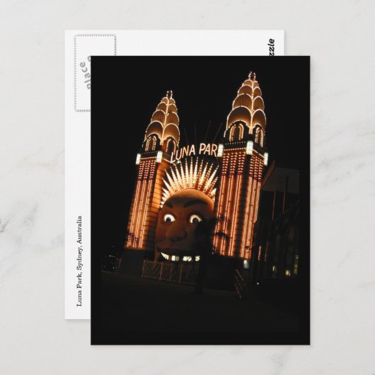 luna sydney briefkaart (Voorkant / Achterkant)