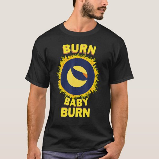 Luna Terra Classic Burns, $LUNC Trader or Hodlr T-shirt (Voorkant)
